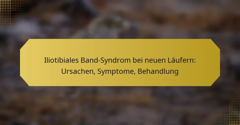 Iliotibiales Band-Syndrom bei neuen Läufern: Ursachen, Symptome, Behandlung